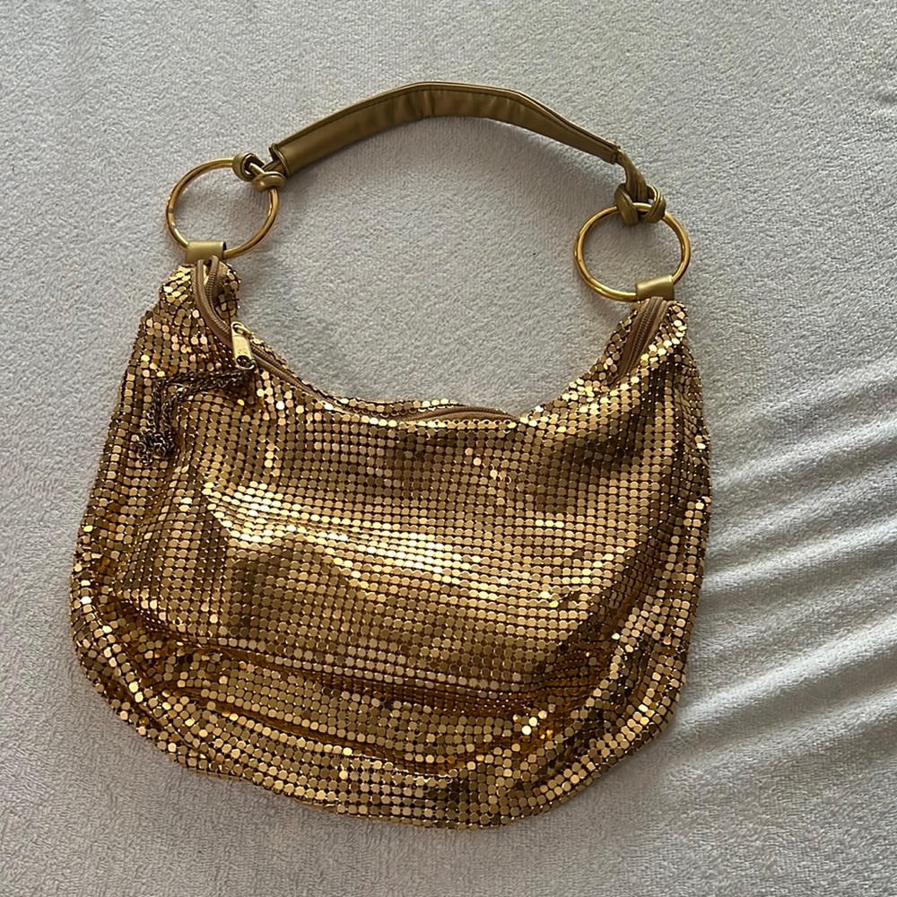 Gold sequin 90s bag